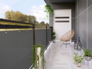 Mata Technorattanowa Oczkowana na Wymiar