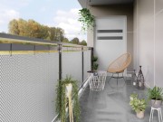 Mata Technorattanowa Oczkowana 100cm