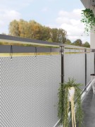 Mata Technorattanowa Oczkowana 100cm