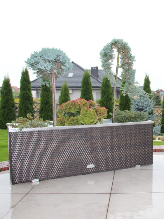 Donica Technorattanowa 150x39x50