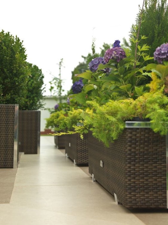 Donica Technorattanowa 150x39x50