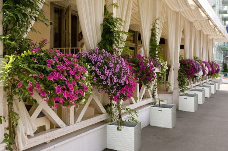 Donica Technorattanowa 46x46x46