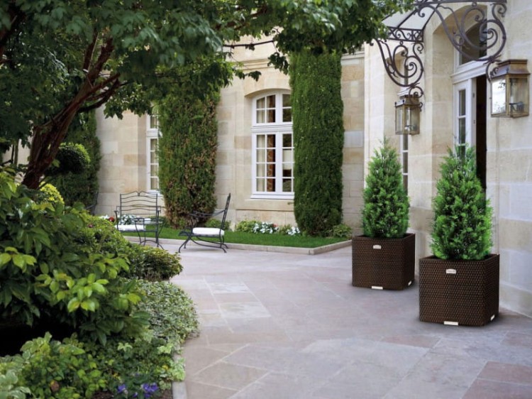 Donica Technorattanowa 46x46x46