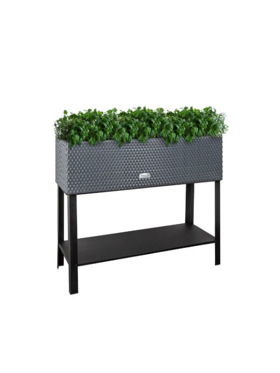 Ziołownik Technorattanowy - przykład ustawienia na stelażu