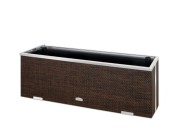 Donica Technorattanowa z Systemem Nawadniającym 125x39x43