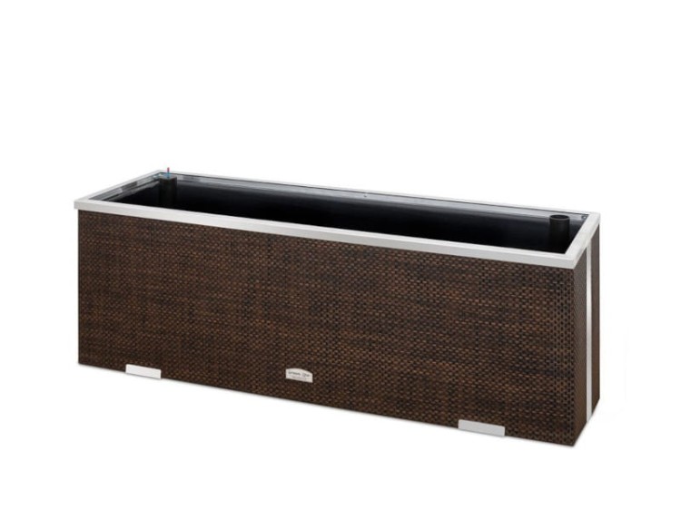 Donica Technorattanowa z Systemem Nawadniającym 125x39x43