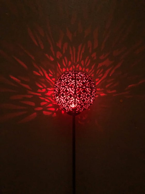 Lampa Solarna Ażurowa - 1011241