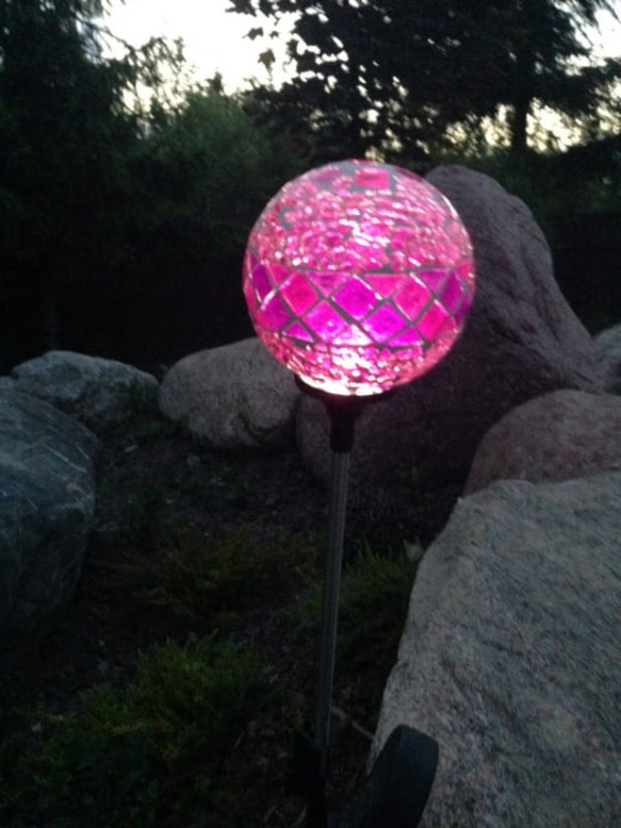 Lampa Solarna LED mozaika kula - L21105