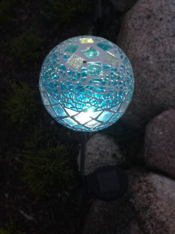 Lampa Solarna LED mozaika kula - L21105