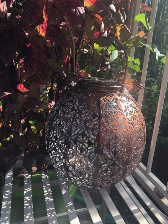 Solarny Ażurowy Lampion - 1080910