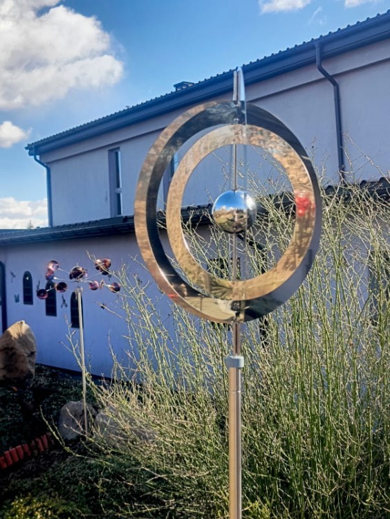 Rzeźba Wiatrowa - Planetoida - OW2778 - Rzeźba Kinetyczna