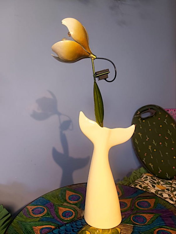 Kwiat Solarny - Anemon - 1012552 - biały