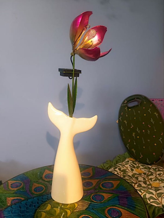 Kwiat Solarny - Anemon - 1012552 - różowy