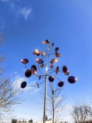 Rzeźba Wiatrowa - Cumulus - OW2828 - nierdzewna rzeźba kinetyczna