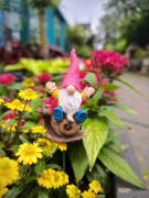 Skrzat na Piku - Ozdoba Doniczkowa - Skrzat na Ślimaku