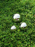 Kula Dekoracyjna Ogrodowa 15cm - Stal Nierdzewna - 5030417