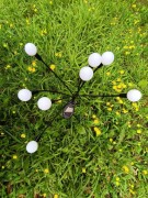 Ozdoba Solarna na Piku - Zimne Białe Kule  - 1012051