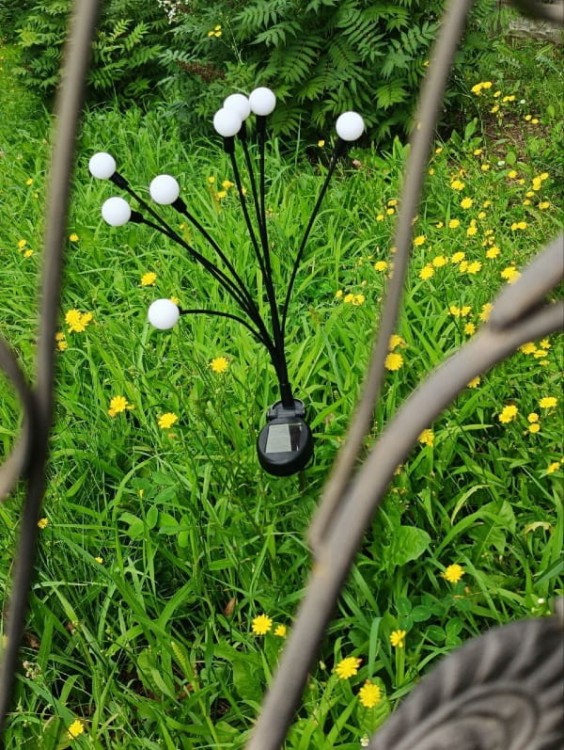 Ozdoba Solarna na Piku - Zimne Białe Kule  - 1012051