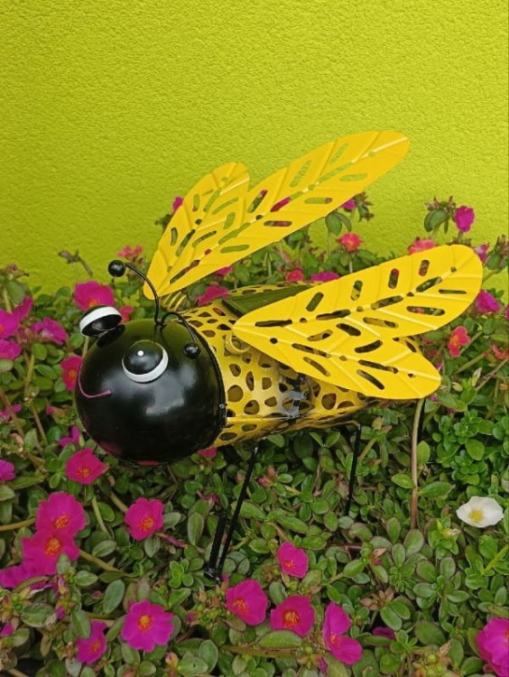 Solarna Ozdoba Ogrodowa - Pszczoła Ażurowa - 1050016