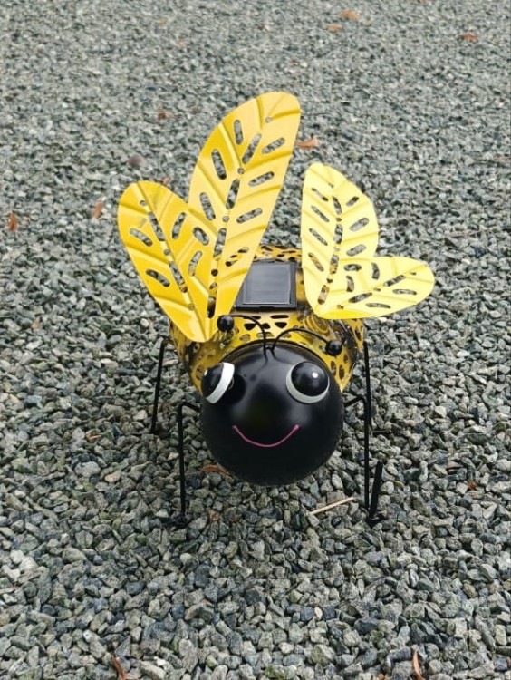 Solarna Ozdoba Ogrodowa - Pszczoła Ażurowa - 1050016