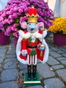 Świąteczny Szczurek - figurka z Dziadka do Orzechów