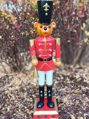 Miś Świąteczny - podświetlany - figurka z Dziadka do Orzechów - 2535153