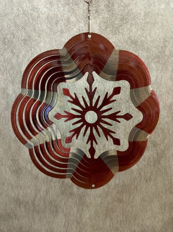 Wind Spinner - Śnieżynka - wzór 1