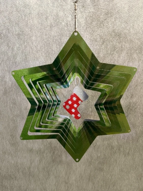 Wind Spinner - Śnieżynka - wzór 2