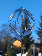 Rzeźba Kinetyczna - Aurora Dancer - stal nierdzewna - OW2762 - Ozdoba Ogrodowa - Rzeźba Wiatrowa