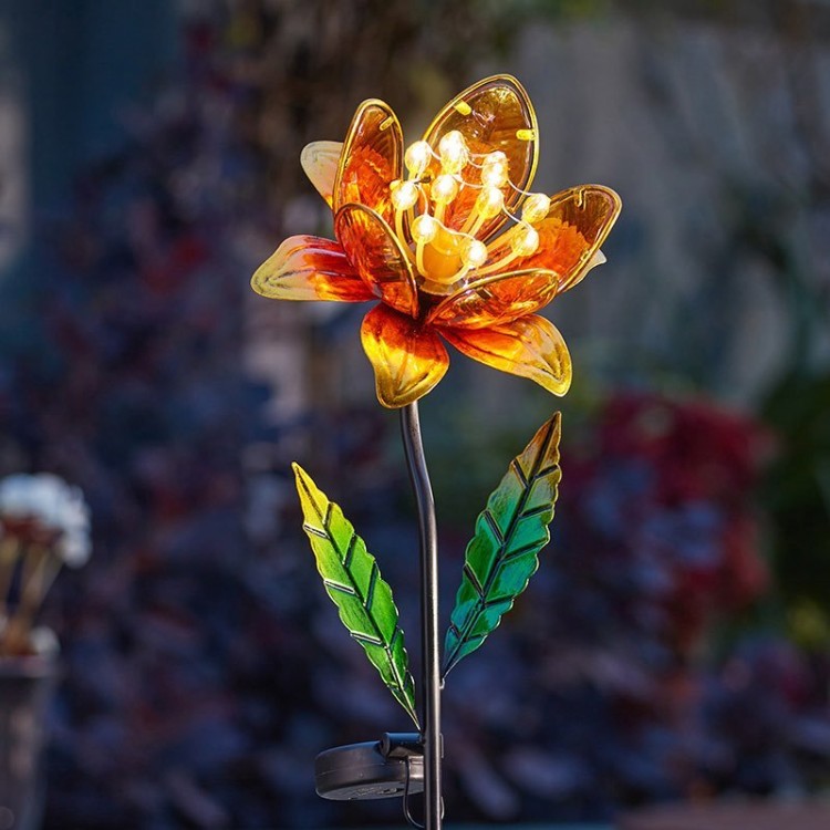 Kwiat Solarny żółta poświata