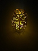 Lampion Solarny Ażurowy Ogrodowy - na taras