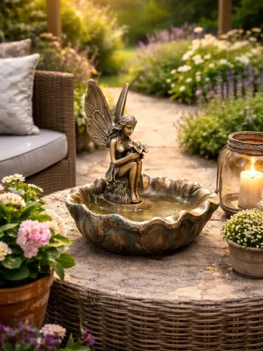 Fontanna Solarna Elf - wróżka