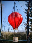 Balon Solarny czerwony - ozdoba balkonowa