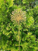 Czosnek ogrodowa dekoracja metalowa