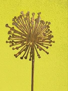 Czosnek ozdoba metalowa