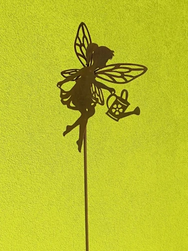 Calineczka elf ogrodu ozdoba metalowa