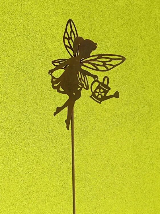 Calineczka elf ogrodu ozdoba metalowa