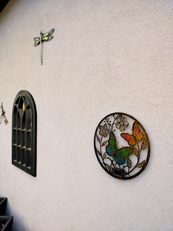 Solarny Panel dekoracyjny motyle