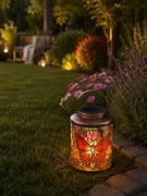 lampion solarny Tiffany mozaika
