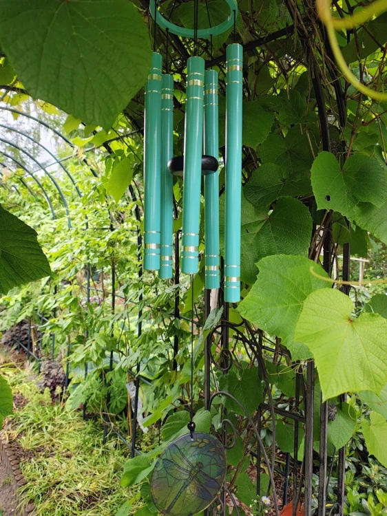 Jasnoniebieskie Dzwonki Wiatrowe na taras, balkon i do ogrodu