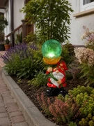 Solarna Ozdoba Ogrodowa - Skrzat - 1020908 - Dekoracyjny krasnal ogrodowy