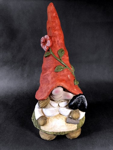 Gryzylda Potężna – duża ręcznie malowana figurka ogrodowa 56 cm