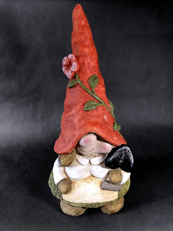 Gryzylda Potężna – duża ręcznie malowana figurka ogrodowa 56 cm